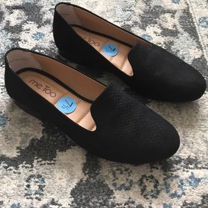Me Too Black Faux Suede Yazi Loafer